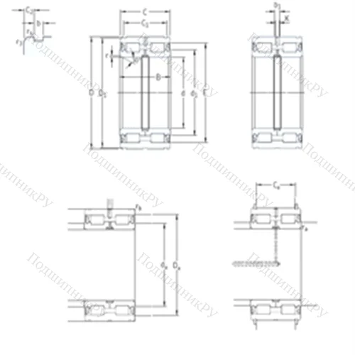 Подшипник роликовый радиальный