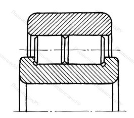 Подшипник  3222316 размер 80x170x54/68,3