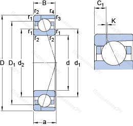 Подшипник 71938 ACD/P 4AH 1 в Петрозаводске