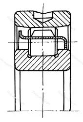 Модификация подшипника 8-402324М размер 120x260x55 от производителя  ГПЗ-1