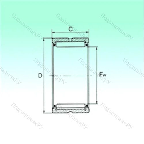 Подшипник игольчатый радиальный NK 38/20