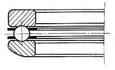 Подшипник  28205 (53205) размер 25x47x16,7