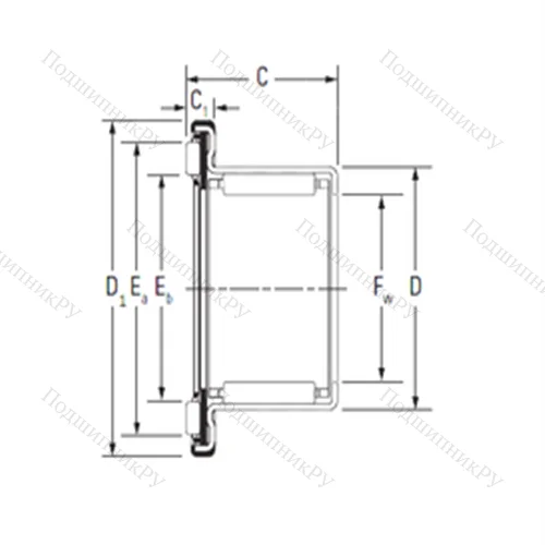 Подшипник комбинированный RAX 718