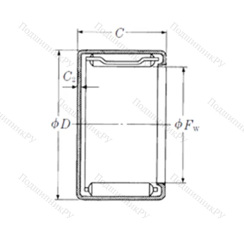 Подшипник игольчатый радиальный MJ-361