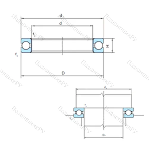 Подшипник шариковый упорный PSL 212-315