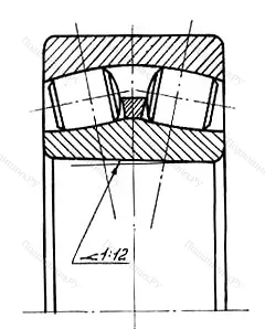 Подшипник  153532 (22232K) размер 160x290x80
