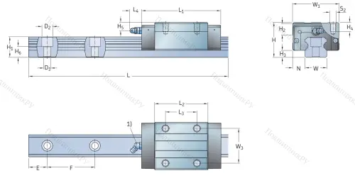 Каретка LLTHC 25 R-T 1 P 3 (M/P 010713) в Петрозаводске