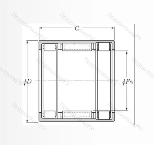 Подшипник обгонной муфты обгонная муфта  FCB 20 (KOYO) в Петрозаводске