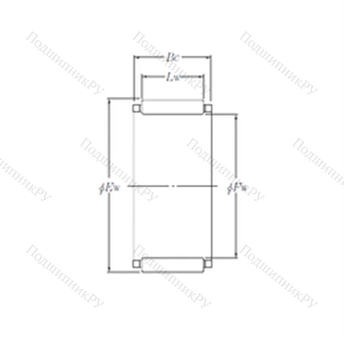 Подшипник игольчатый радиальный KBK 18?22?23.8X 1