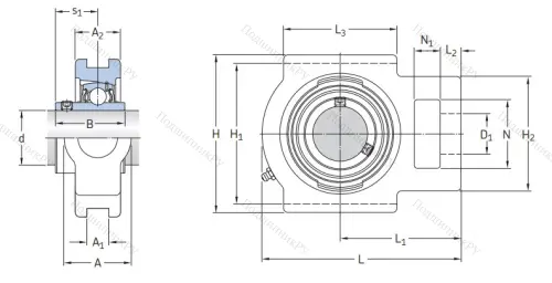 Подшипниковый узел TUJ 40 TF в Петрозаводске