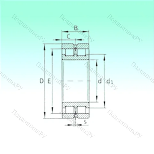 Подшипник роликовый радиальный SL 024940