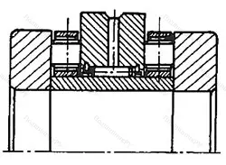 Подшипник  504909 (РИК45105) размер 45x105/90x82