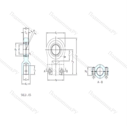 Подшипник скольжения сферический SIJ 20ES