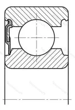 Модификация подшипника 160204 размер 20x47x14 ГПЗ-3