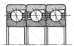 Подшипник  666432 размер 160x400x264