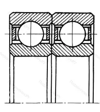 Модификация подшипника 35-190209Ю1П размер 45x85x38