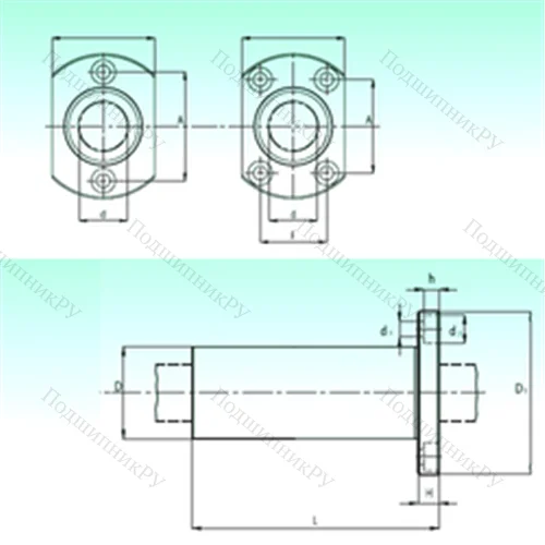 Подшипник шариковый линейный KBHL 16-PP