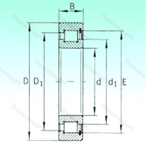 Подшипник роликовый радиальный SL 182913
