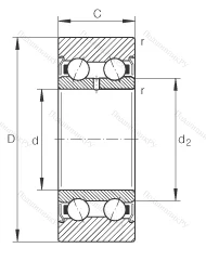 Подшипник LR 5204 X ZZ