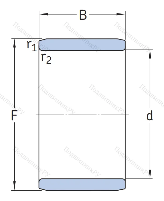 Игольчатый подшипник внутреннее кольцо IR 10x14x16