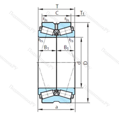 Подшипник роликовый радиально-упорный PSL 611-311