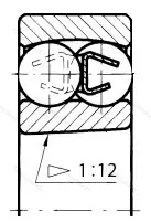 Подшипник  111204 (1204K) 