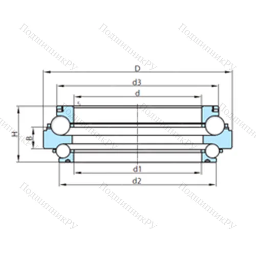 Подшипник шариковый радиально-упорный PSL 212-310