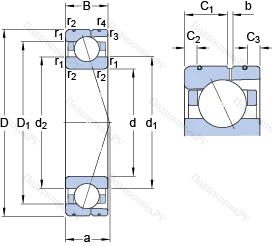 Подшипник 71932 ACD/P 4AL
