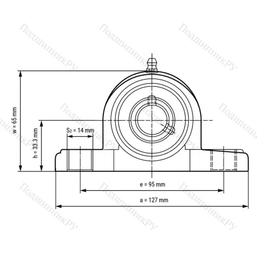 Подшипниковый узел SSUCPPL 202 - Вал: 15 мм от производителя  LPZ