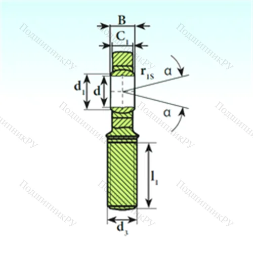 Подшипник скольжения сферический SA 45 C 2RS