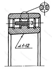 Модификация подшипника 2-3182122 размер 110x170x45