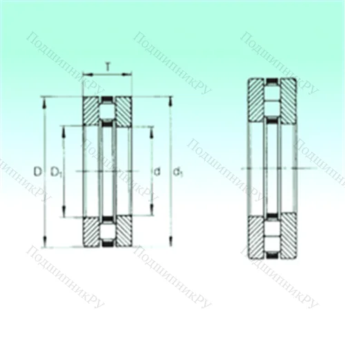 Подшипник роликовый упорный 89430-M