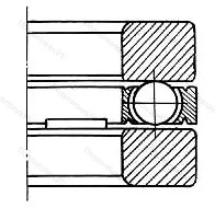 Модификация подшипника 10089/1180 размер 1180x1280x80 ГОСТ 520-89