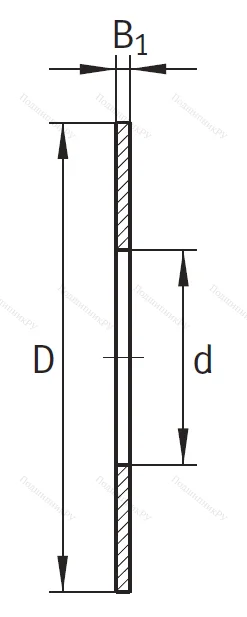 Игольчатый подшипник упорное кольцо AS 120155