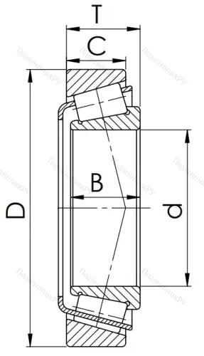 Конический роликовый подшипник 7515 (32215) в Петрозаводске