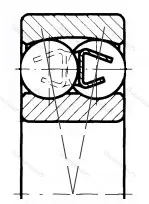 Модификация подшипника 6-1212Л размер 60x110x22