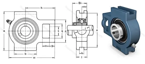 Подшипниковый узел UCT 203 в Петрозаводске