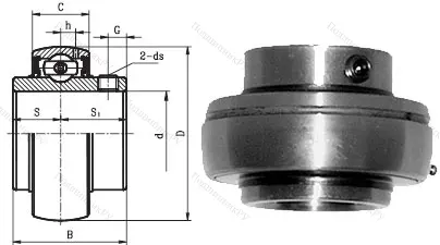 Корпусный подшипник UC 205