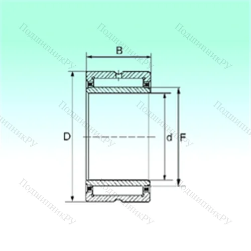 Подшипник игольчатый радиальный NA 4906 от производителя  NBS