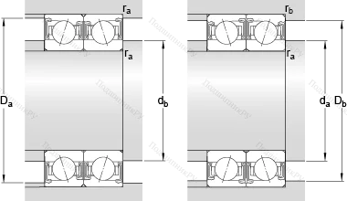 Подшипник S 7206 CD/HCP 4A