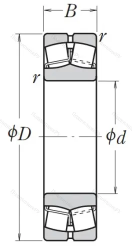 Сферический роликовый подшипник 22208 EAE 4 от производителя  NSK
