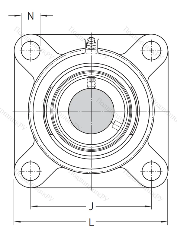 Подшипниковый корпус FY 511 M