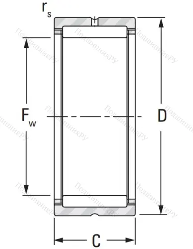 Игольчатый подшипник NK 60/35 A от производителя  KOYO