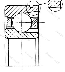 Модификация подшипника 170412АКЛ размер 60x150x35 ГПЗ-5 от производителя  ГПЗ-5