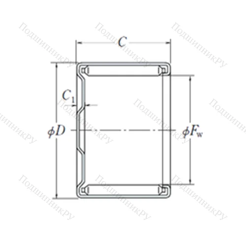 Подшипник игольчатый радиальный MF-5524