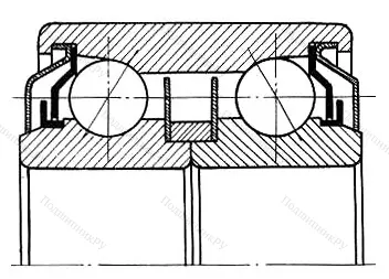 Модификация подшипника 886801У размер 12,2x75x75