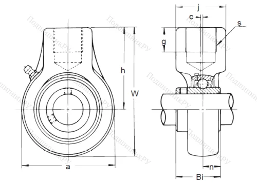 Подшипниковый узел UCECH 206 в Петрозаводске