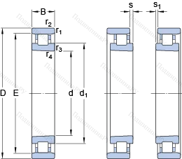 Подшипник N 1014 KTNHA/HC 5SP