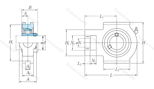 Подшипниковый узел UCT 208 J в Петрозаводске