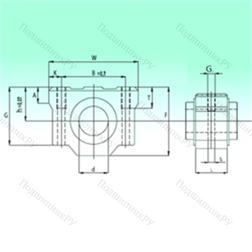 Подшипник шариковый линейный SCV 40 AS